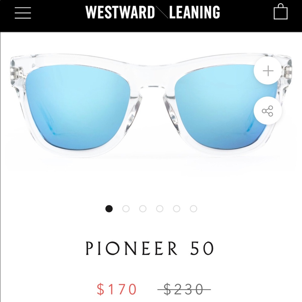 Westward Leaning polarized sunglasses NEW